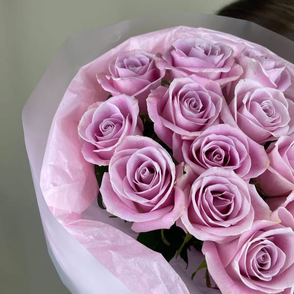 Букет из 15 нежных роз 4
