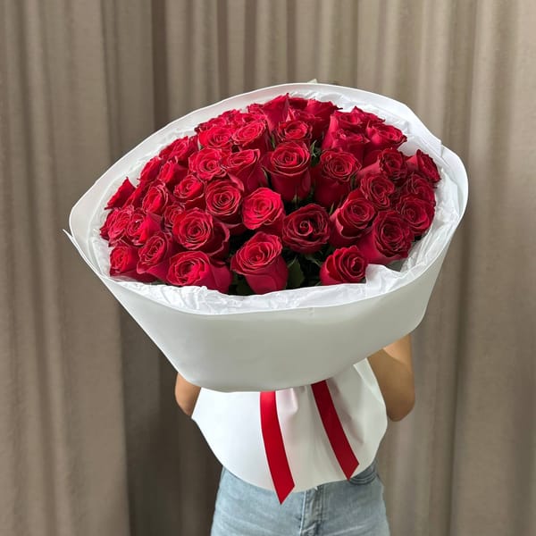 Букет из красных роз 6