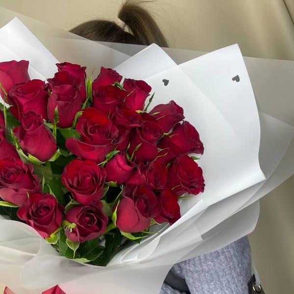 Букет из красной розы 5