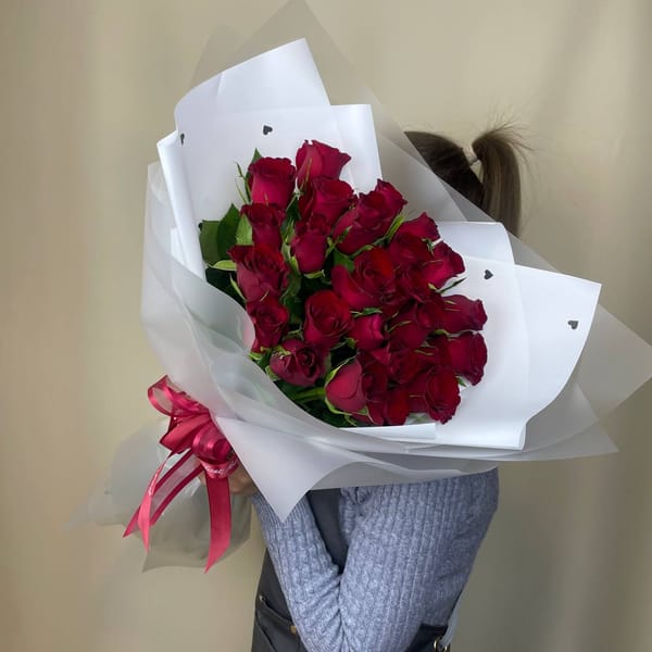 Букет из красной розы 2